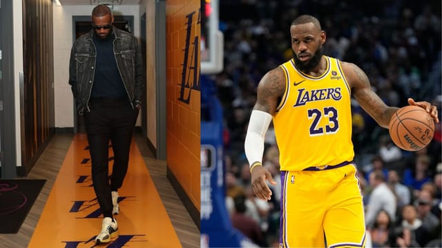 LeBron James pulled up to Lakers-Knicks in $2298 John Elliott 