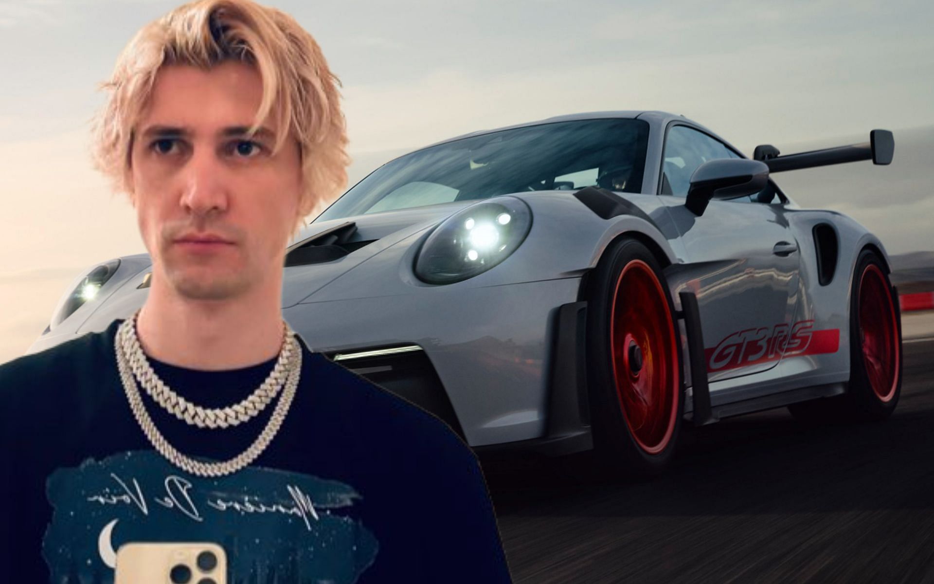 xQc discusses his plans on potentially buying a fully customized Porsche GT3 RS (Image via xQc/X, Porsche.com, and Sportskeeda)