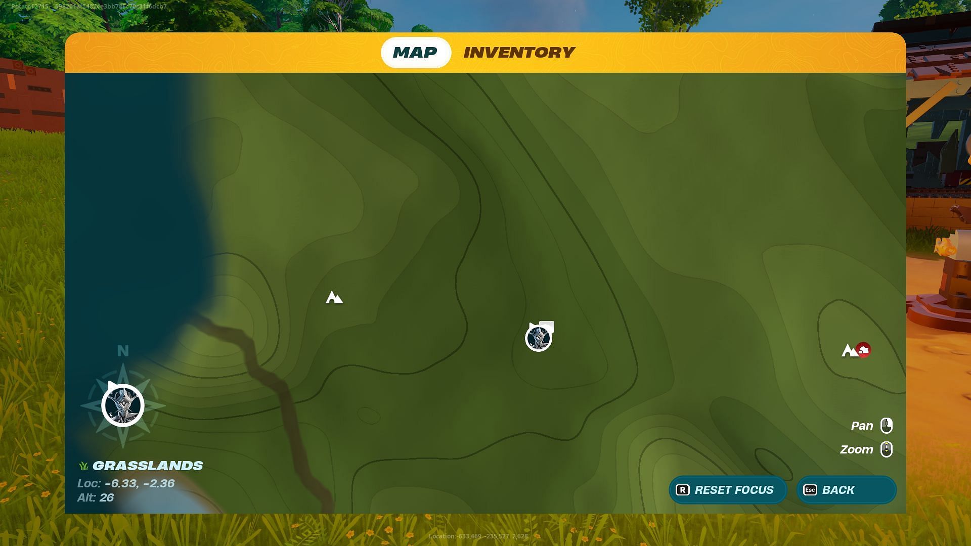 Use Markers to mark Caves or look for the symbol on the map (Image via Epic Games)