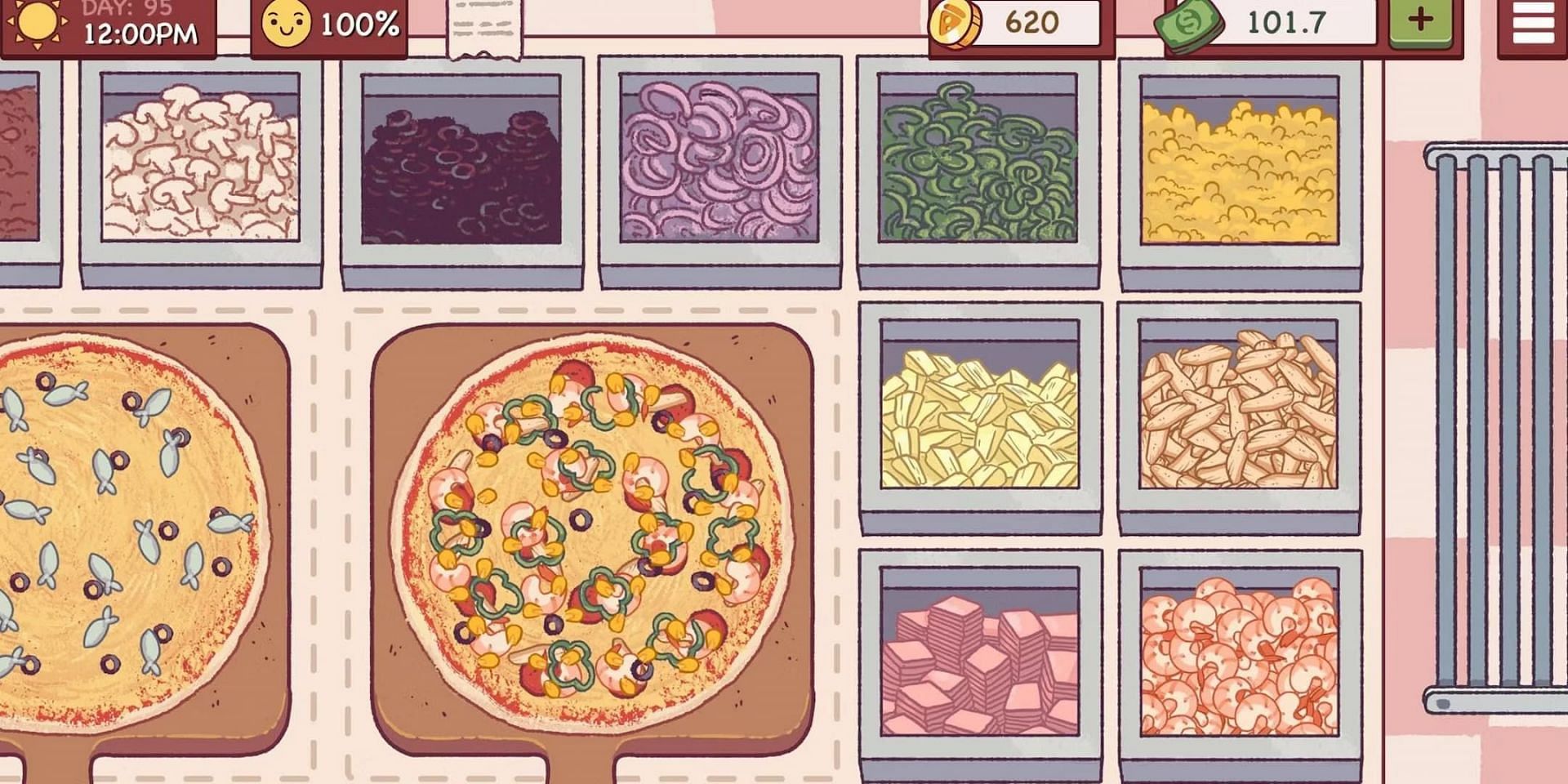 An in-game screenshot from Good Pizza, Great Pizza (Image via Tapblaze)