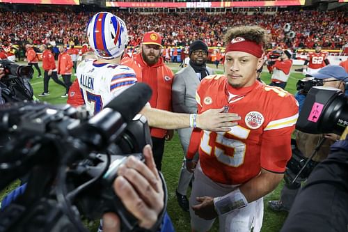 Josh Allen and Patrick Mahomes