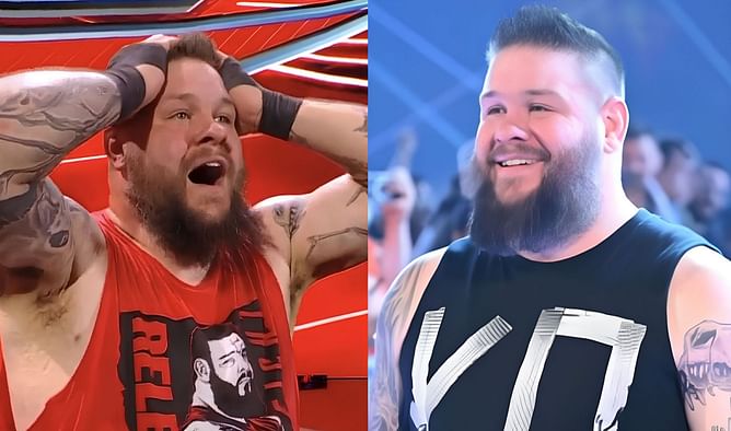 [Photo]- WWE Superstar Kevin Owens poses with popular personality outside WWE, grabs attention