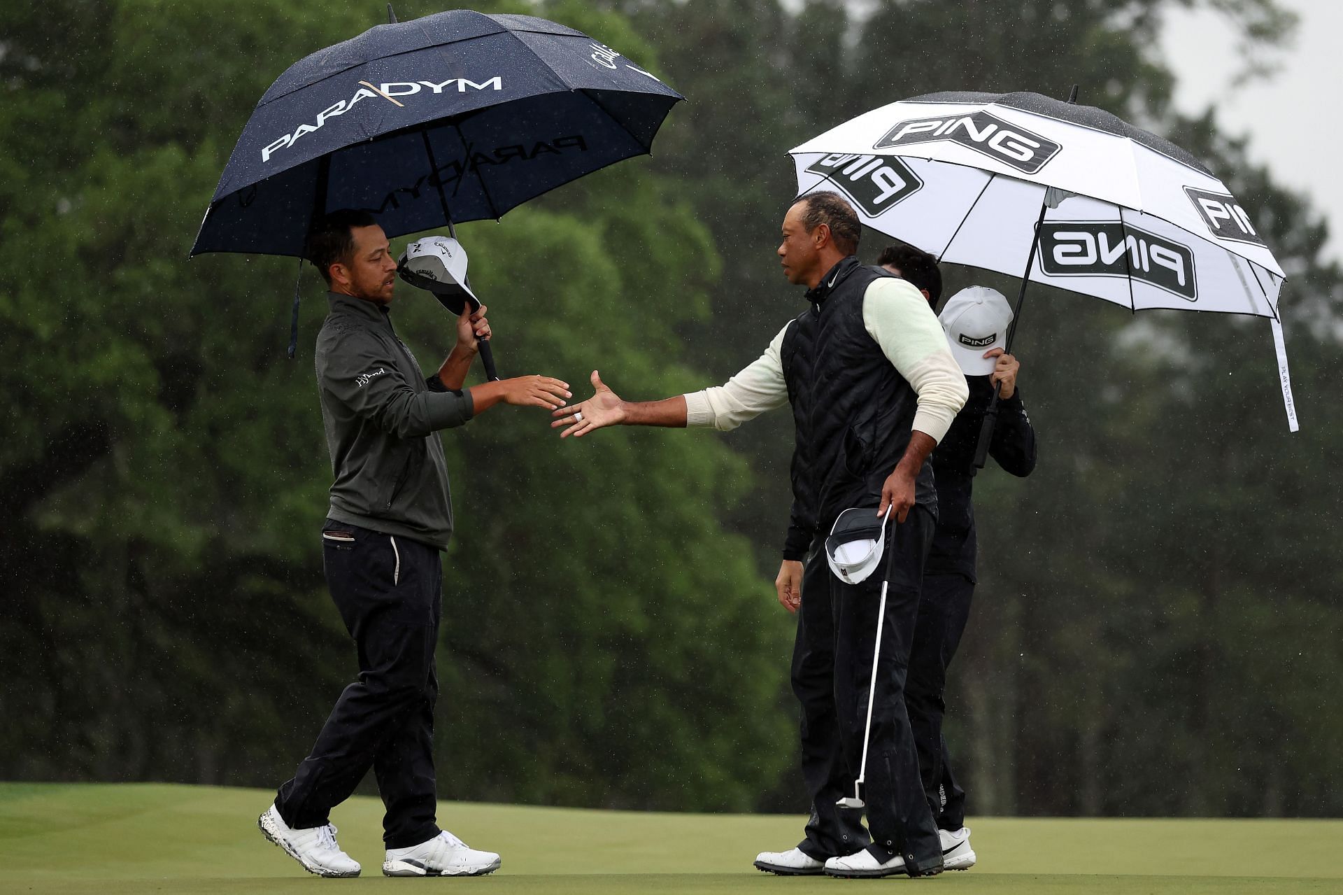 Tiger Woods at the 2023 Masters (Image via Christian Petersen/Getty Images)