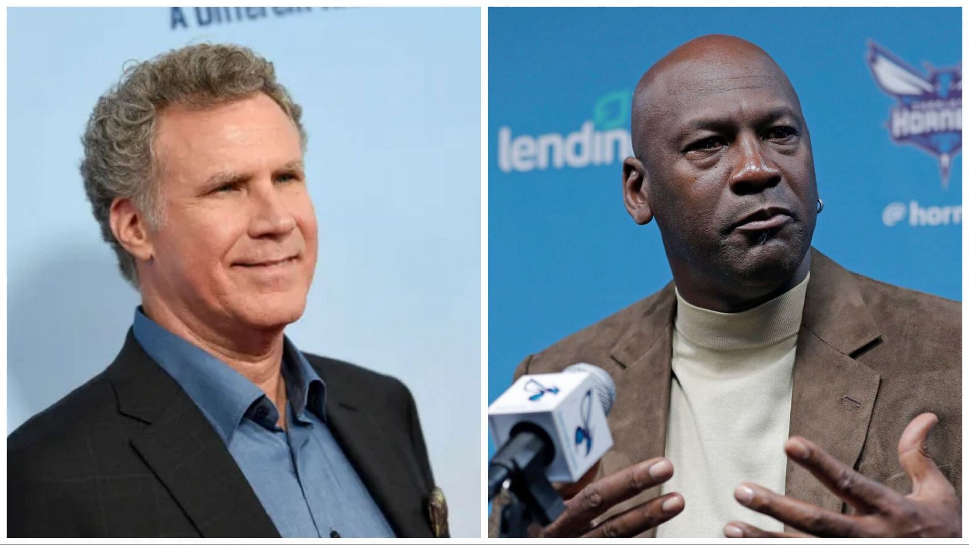 Will Ferrell (left) recalled the time when he wore Michael Jordan