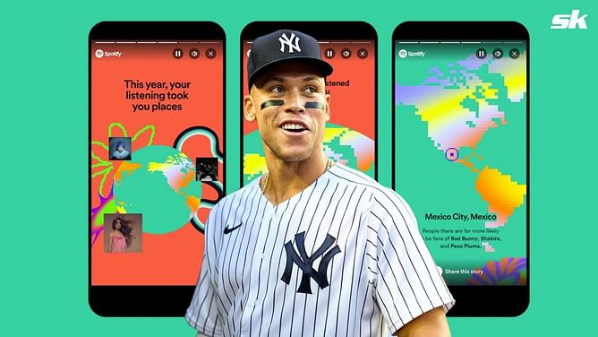 We asked AI to predict Aaron Judge's 'Spotify Wrapped' compilation (& its reply will leave the Yankees captain stunned)