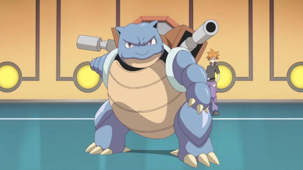 Blastoise as seen in the anime (Image via The Pokemon Company)