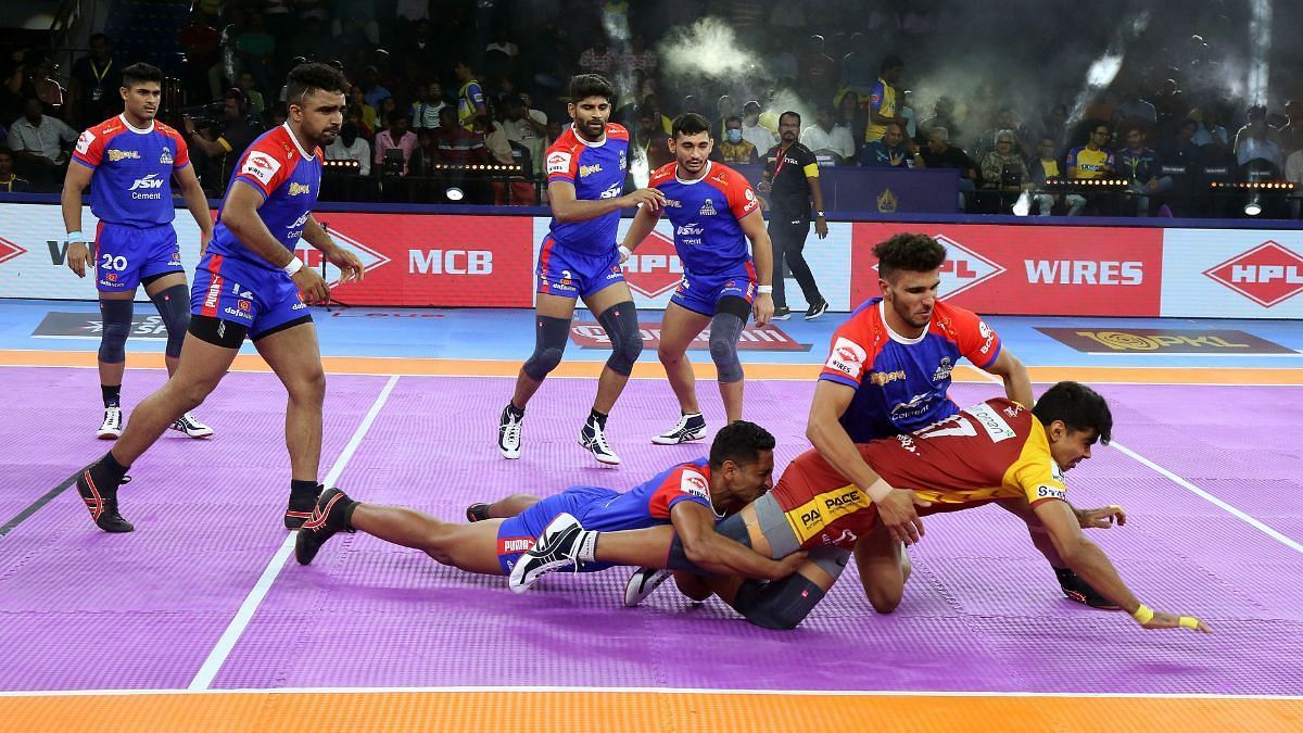 Haryana Steelers in action against Telugu Titans (Image Courtesy: PKL)