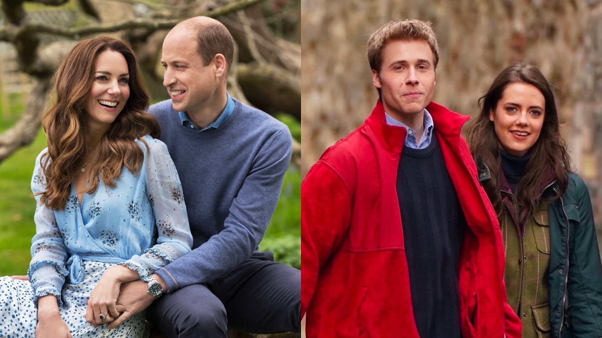 (L) Princess Kate and Prince William and their (R) The Crown version (Images via Chris Floyd and Netflix)