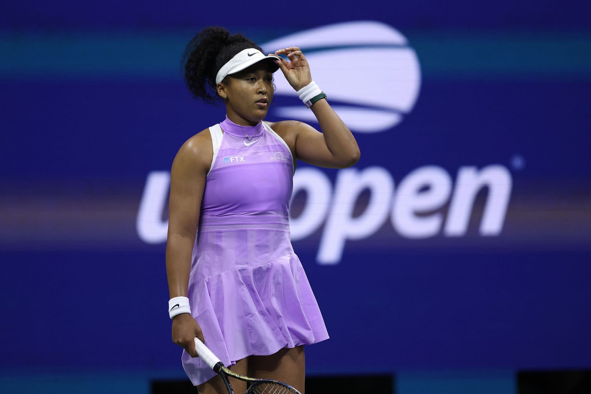 Naomi Osaka at the 2022 US Open