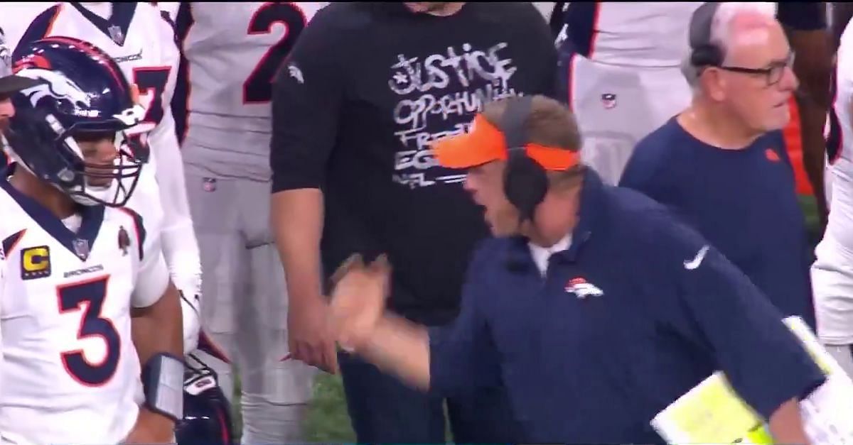 Why did Sean Payton yell at Russell Wilson? Broncos HC goes viral during 40-17 loss to Lions