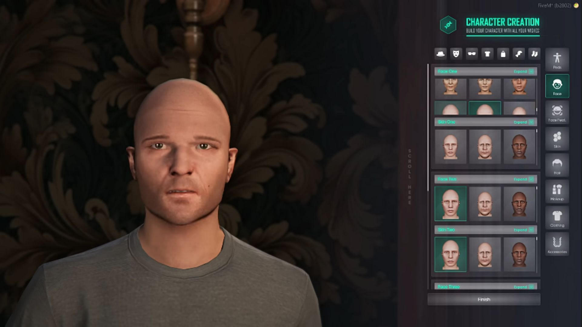 New face options (Image via YouTube/nopixel)