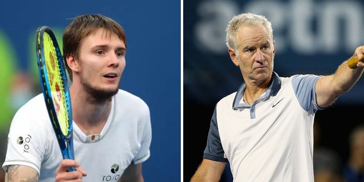 Alexander Bublik and John McEnroe