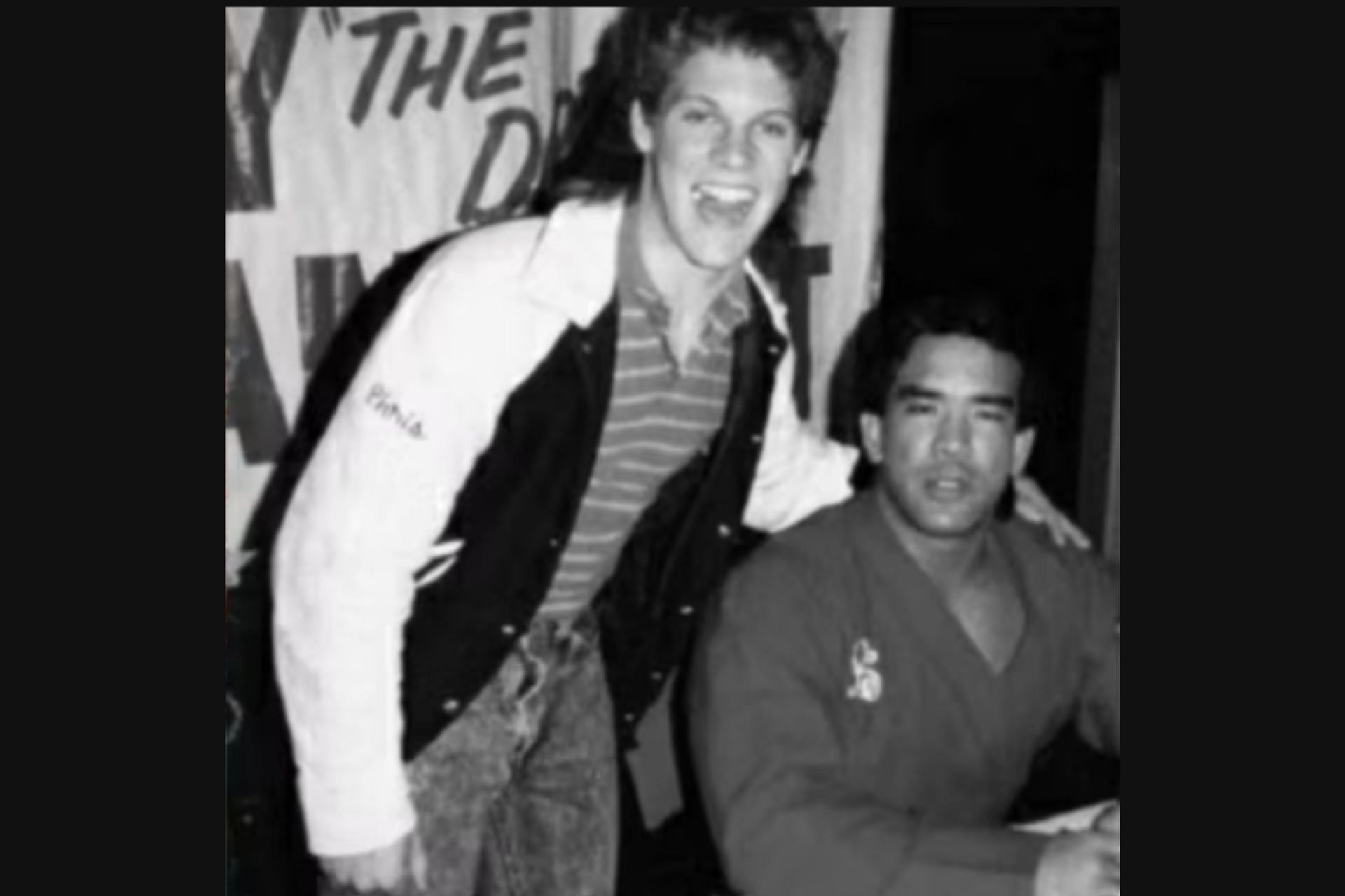 Chris Jericho was once pictured with Ricky 'The Steamboat' Dragon.