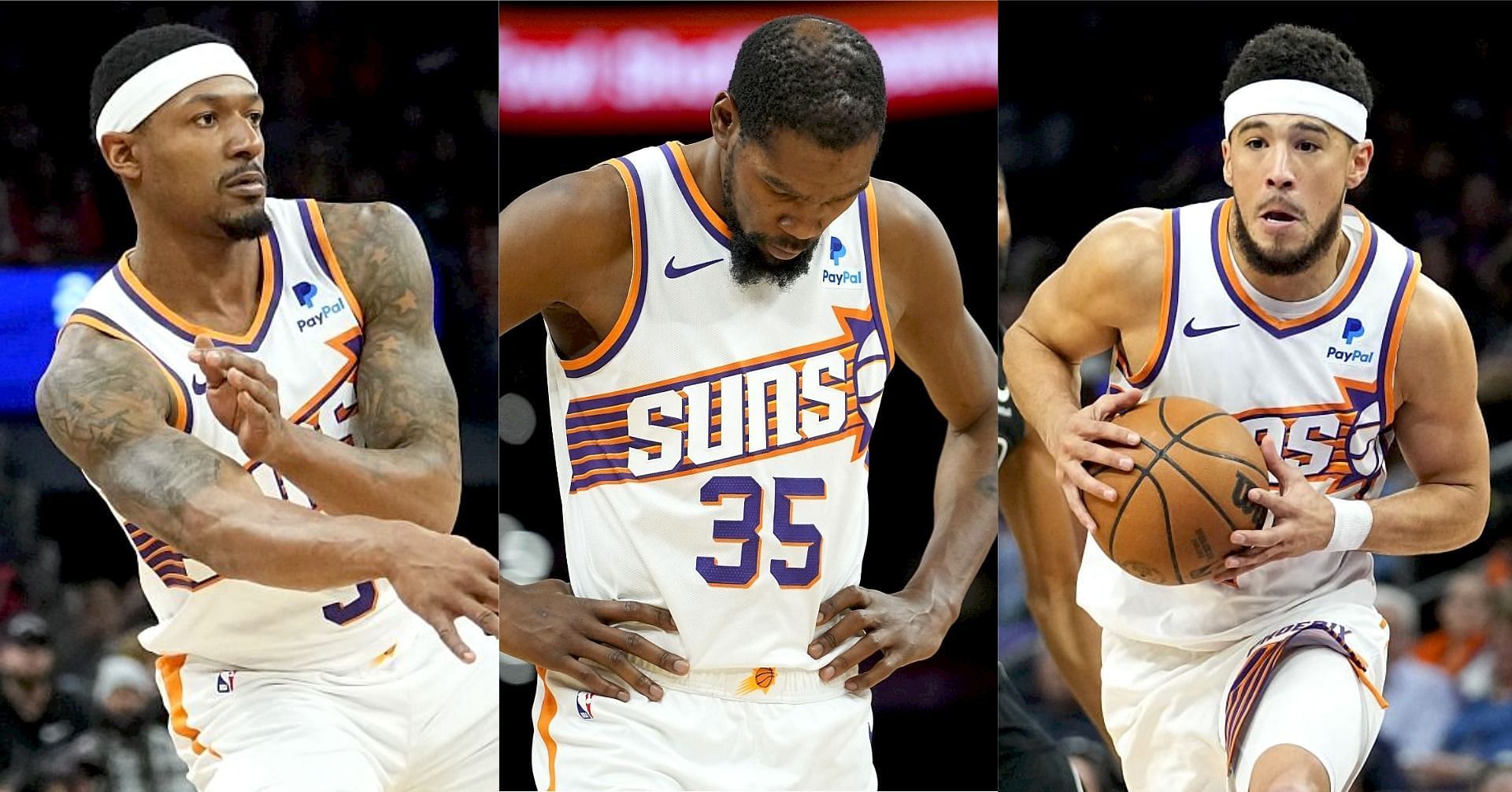 Phoenix Suns stars Bradley Beal, Kevin Durant and Devin Booker