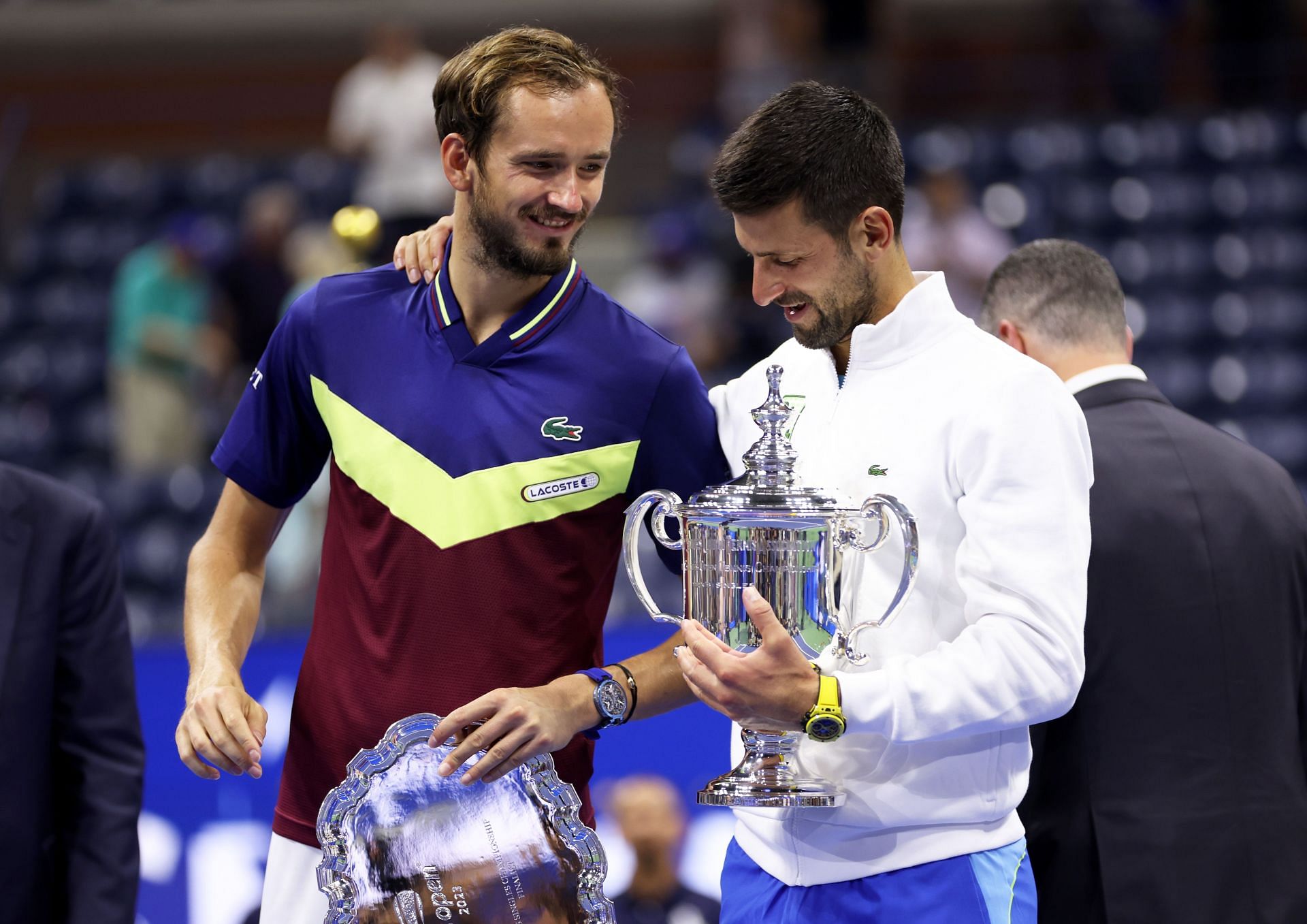 The Serb defeated Daniil Medvedev in the 2023 US Open final