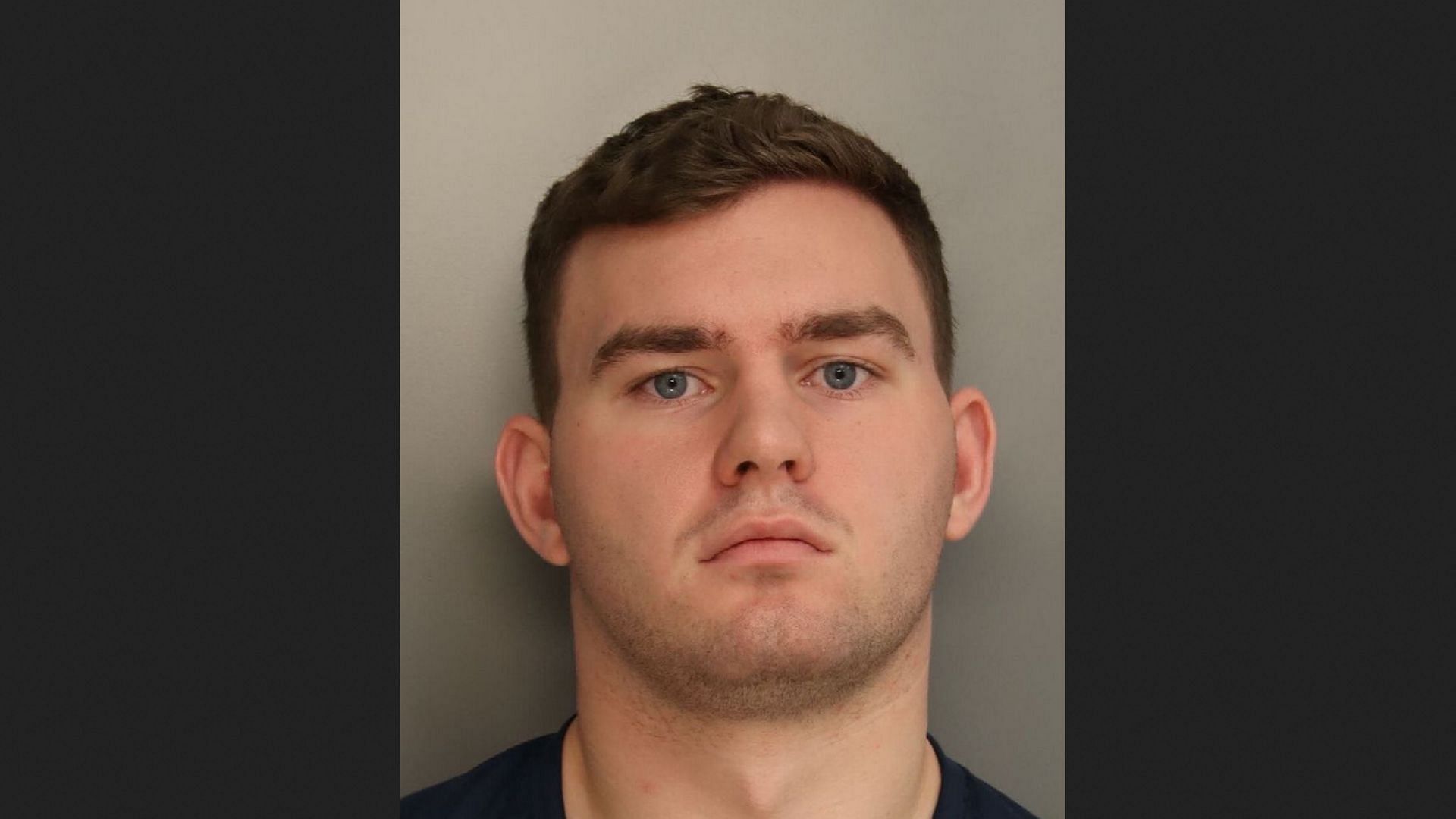 Charges explored as former Pennsylvania police officer Tyler Humphreys arrested for crimes against minors. (Image via Twitter/@chescoda)