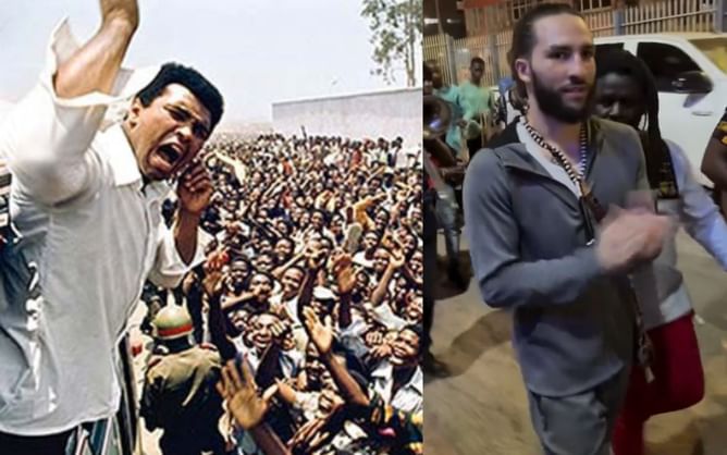 Muhammad Ali's Legacy Lives On: Boxing legend’s grandson greeted with hero's welcome in Africa ahead of Saturday’s fight