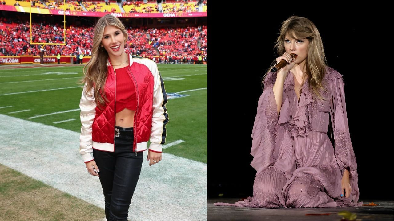 Ava Hunt gave Taylor Swift a gift at the game