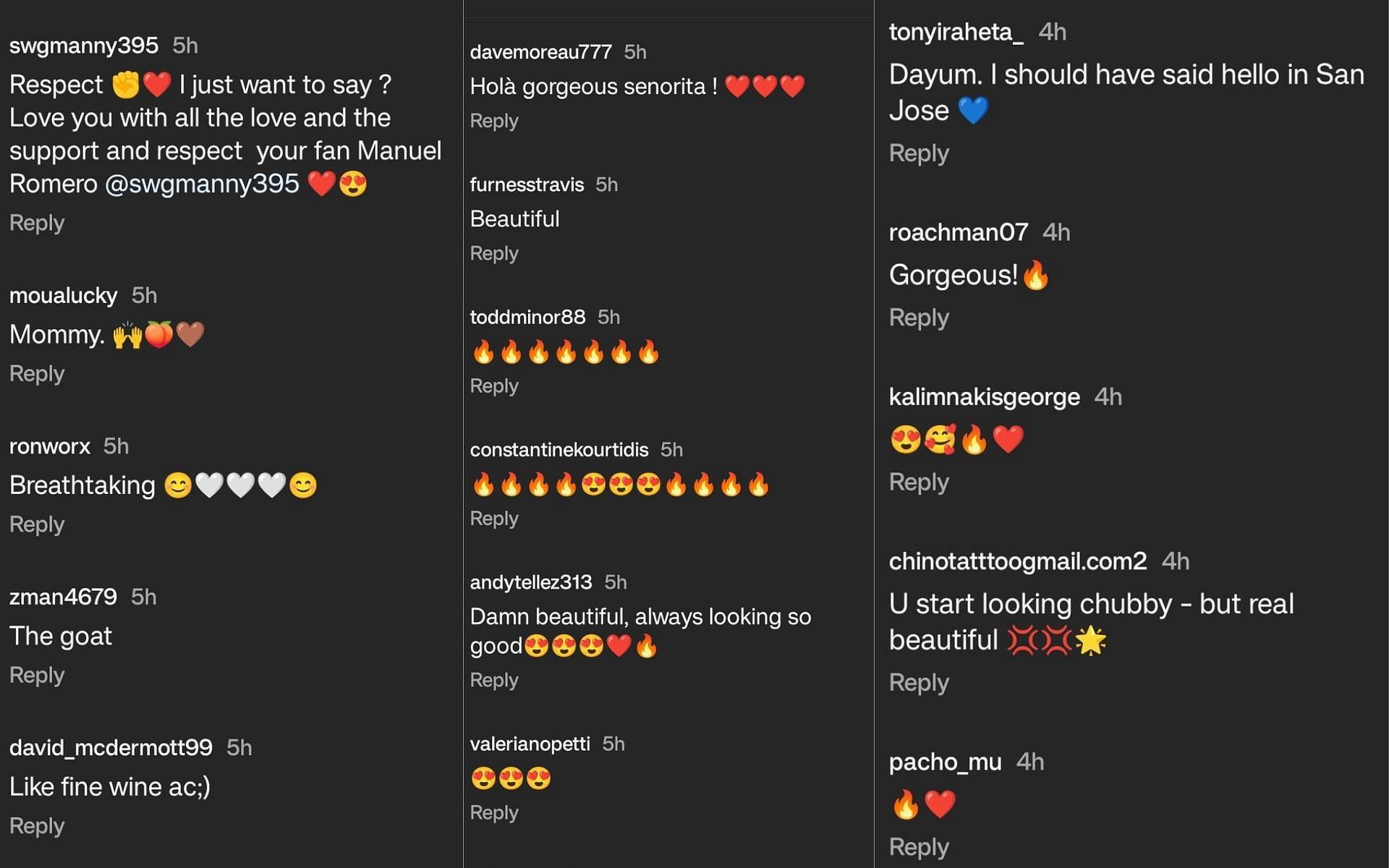 Fan reactions to Arianny Celeste&#039;s post
