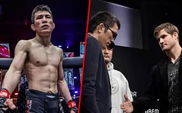 “All business” – Shinya Aoki refuses handshake from ONE 165 opponent Sage Northcutt during intense staredown