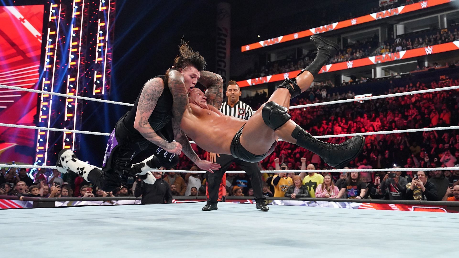 Randy Orton hitting the RKO