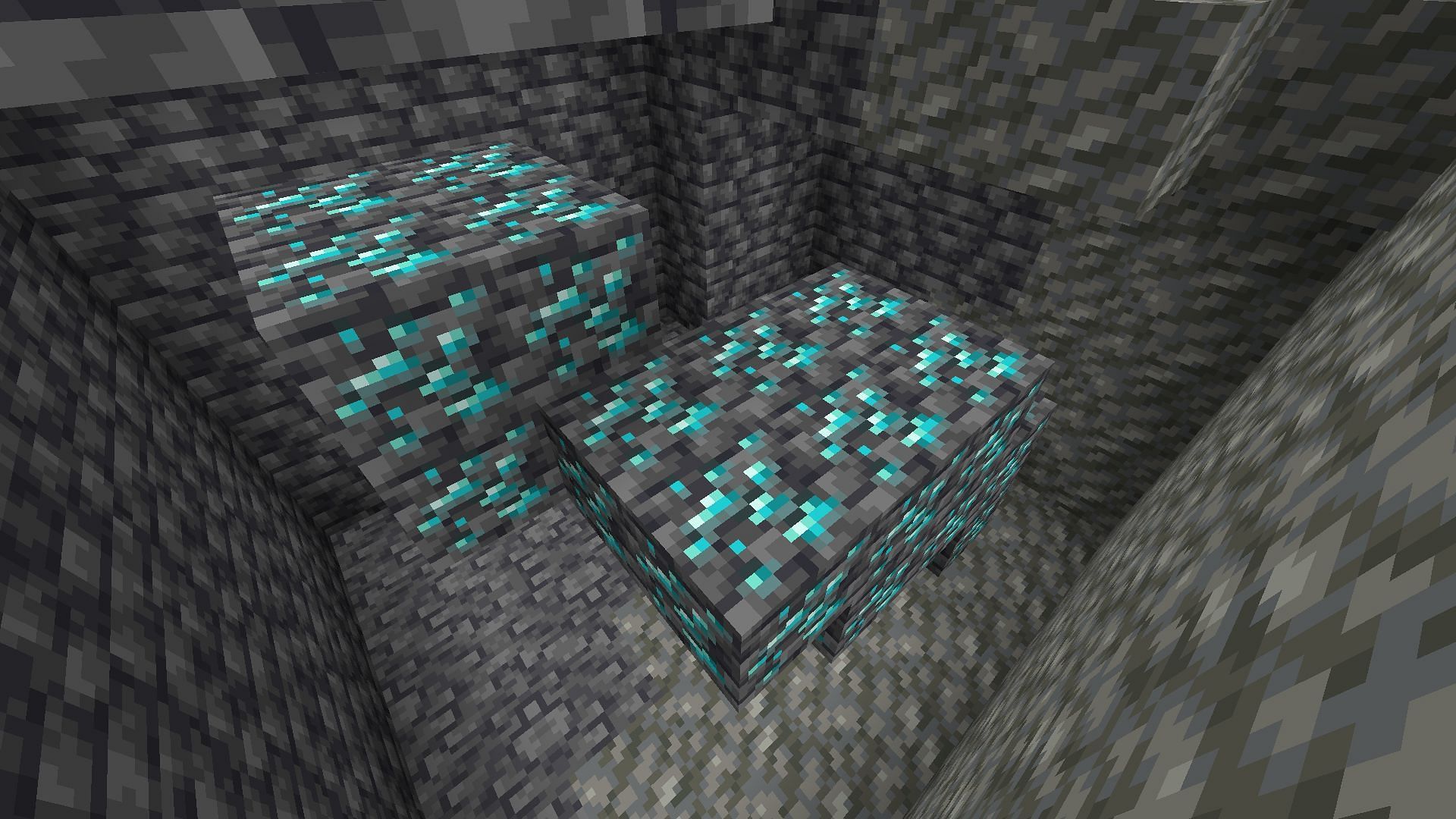 Minecraft fans can get at least 20 diamonds minimum from this seed&rsquo;s ore vein (Image via Mariobst_/Reddit)