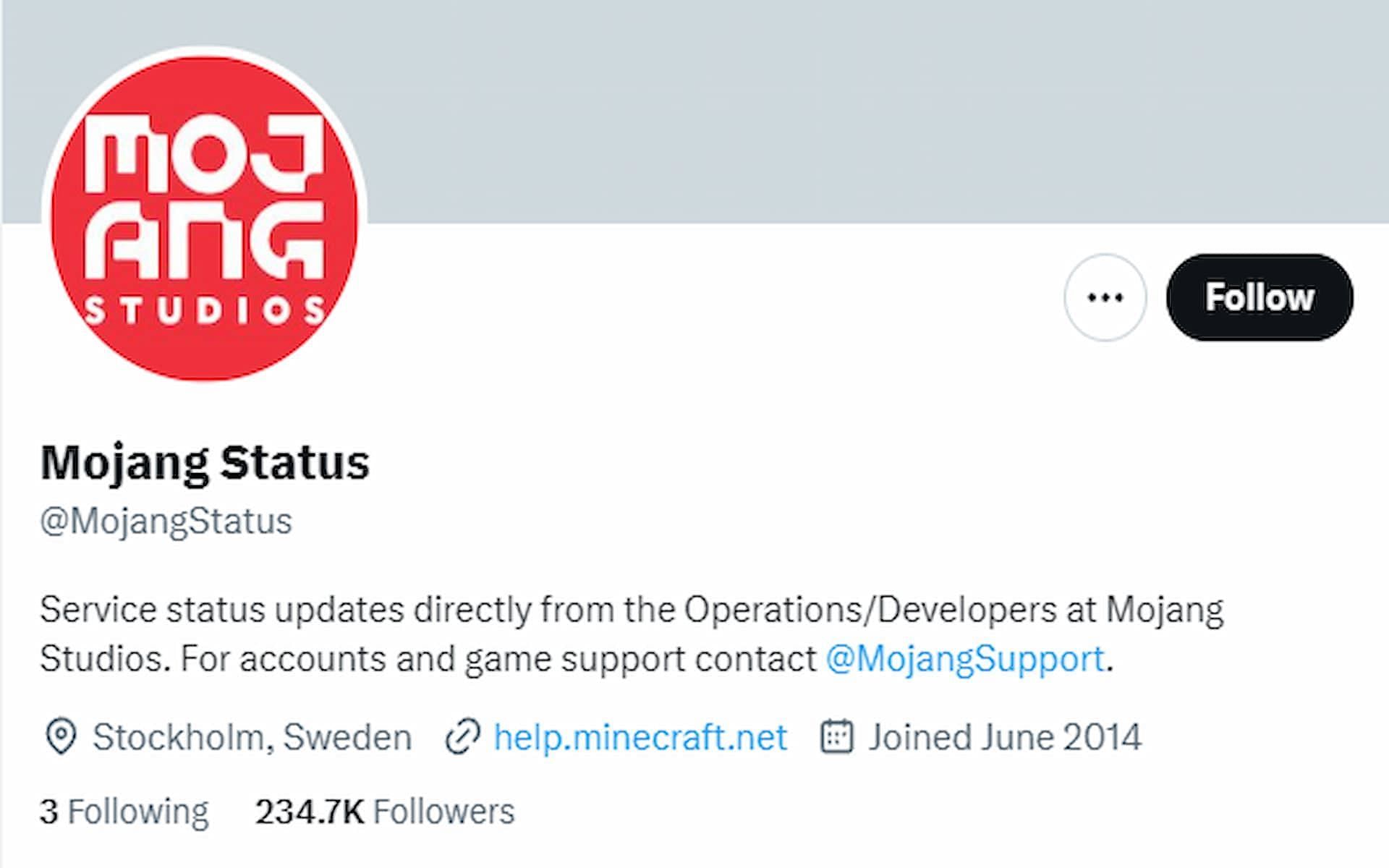 Mojang Support (@MojangSupport) / X