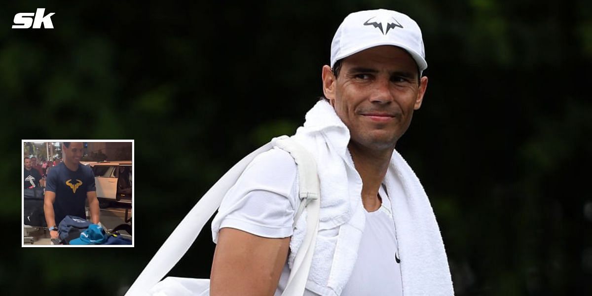 Rafael Nadal has landed in Brisbane ahead of his 2024 comeback