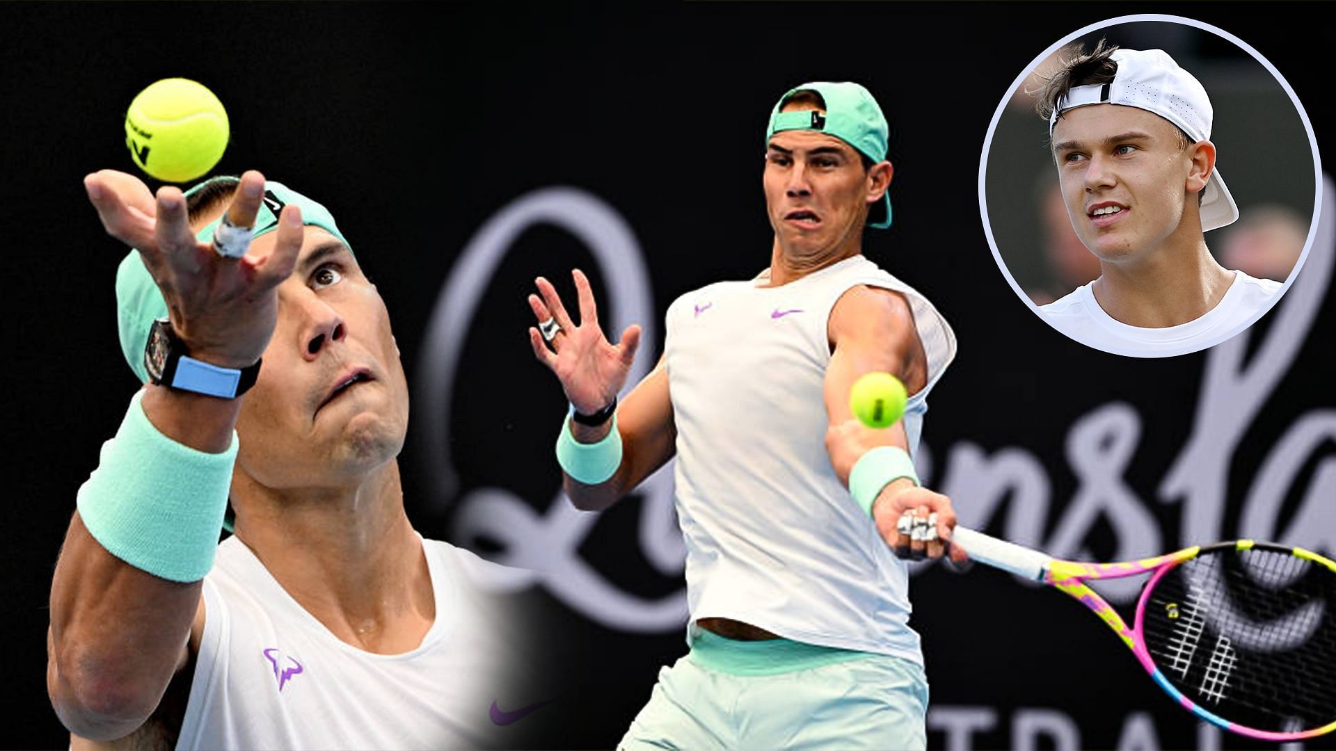 Rafael Nadal recently practiced with Holger Rune ahead of his return to action in Brisbane.