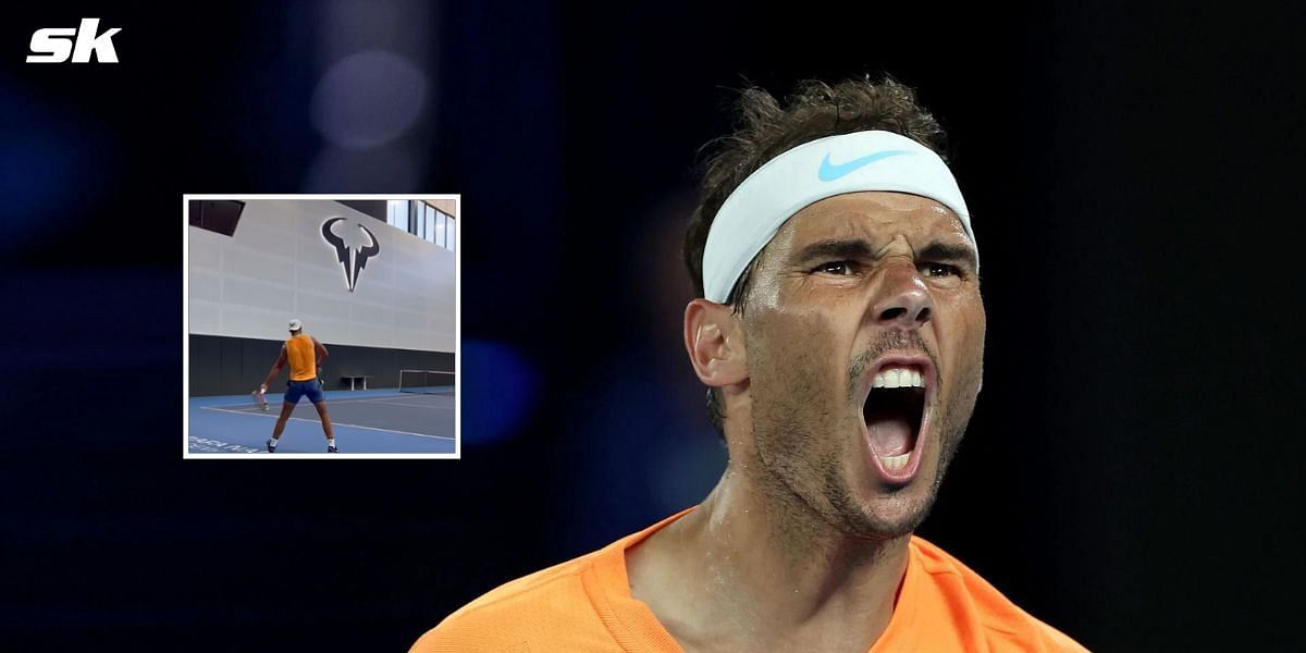 Intensity will never leave; The calm before the storm - Fans react to Rafael  Nadal's latest training session in his academy