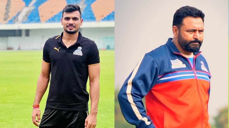 Ashish Narwal and coach Manpreet Singh (Image: Instagram)