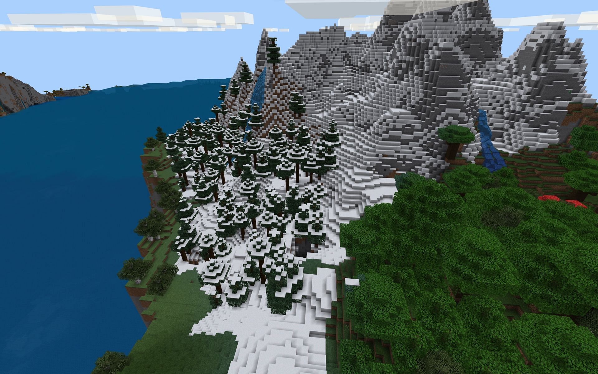 Île de montagne majestueuse (Image via Mojang)