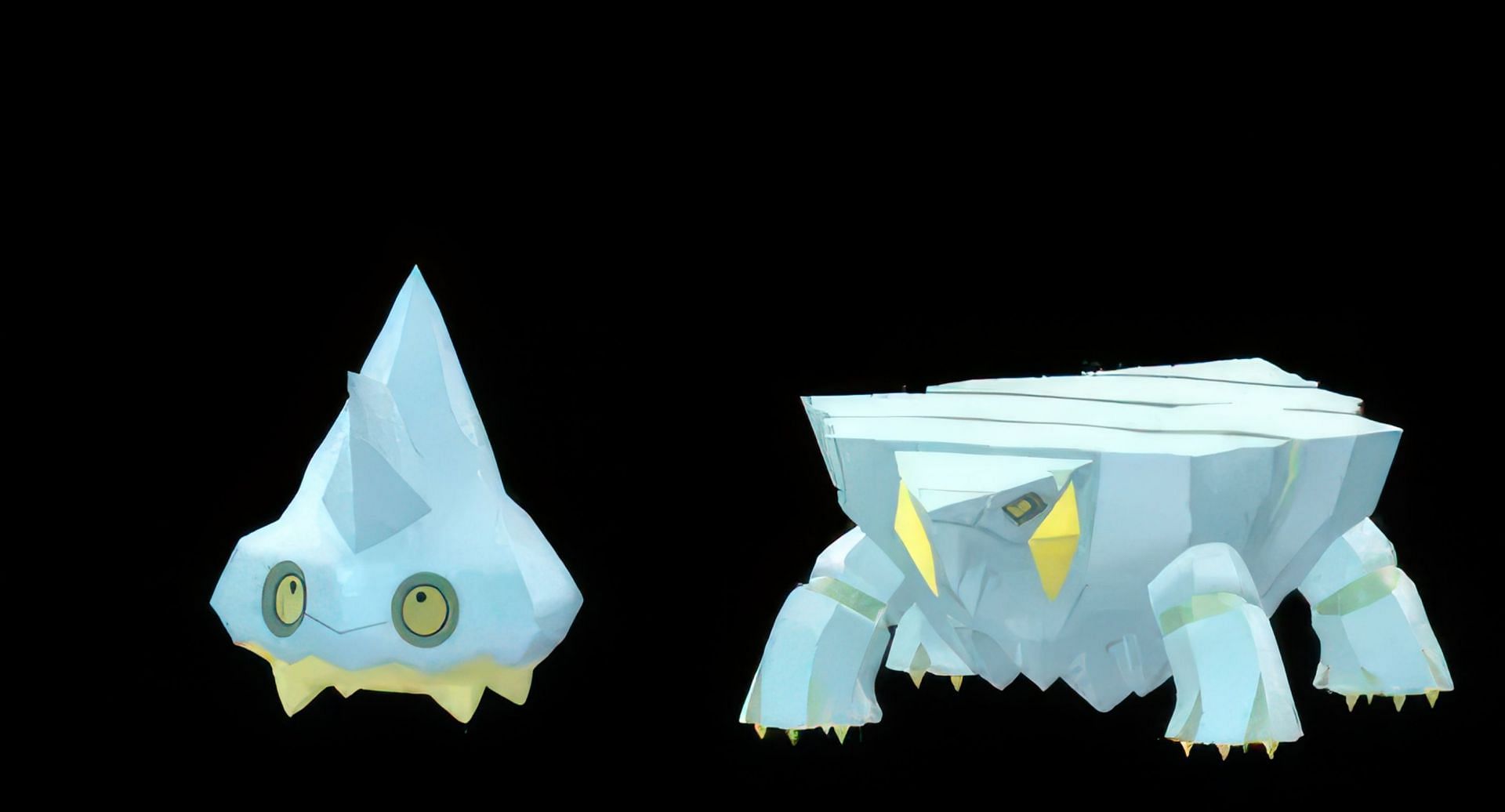 Shiny Bergmite and Shiny Avalugg (Image via The Pokemon Company)