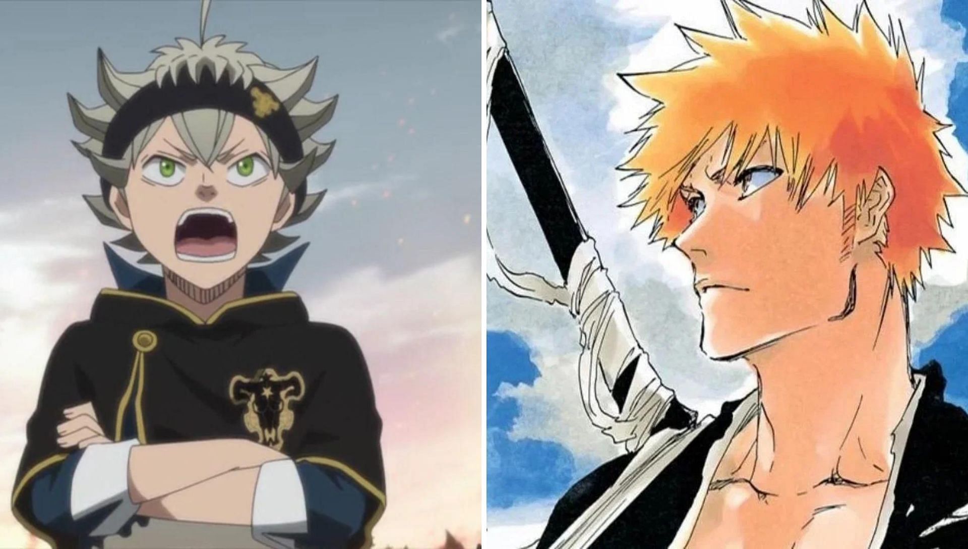 Bleach and Black Clover among the most read anime series (Image via Sportskeeda)