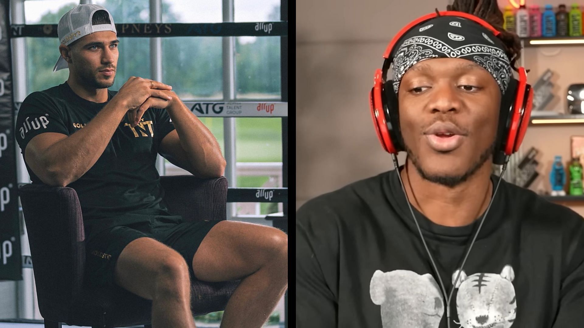 Viewers call out KSI for statements about trolling Tommy Fury (Image via tommyfury_Instagram, KSI_YouTube).png