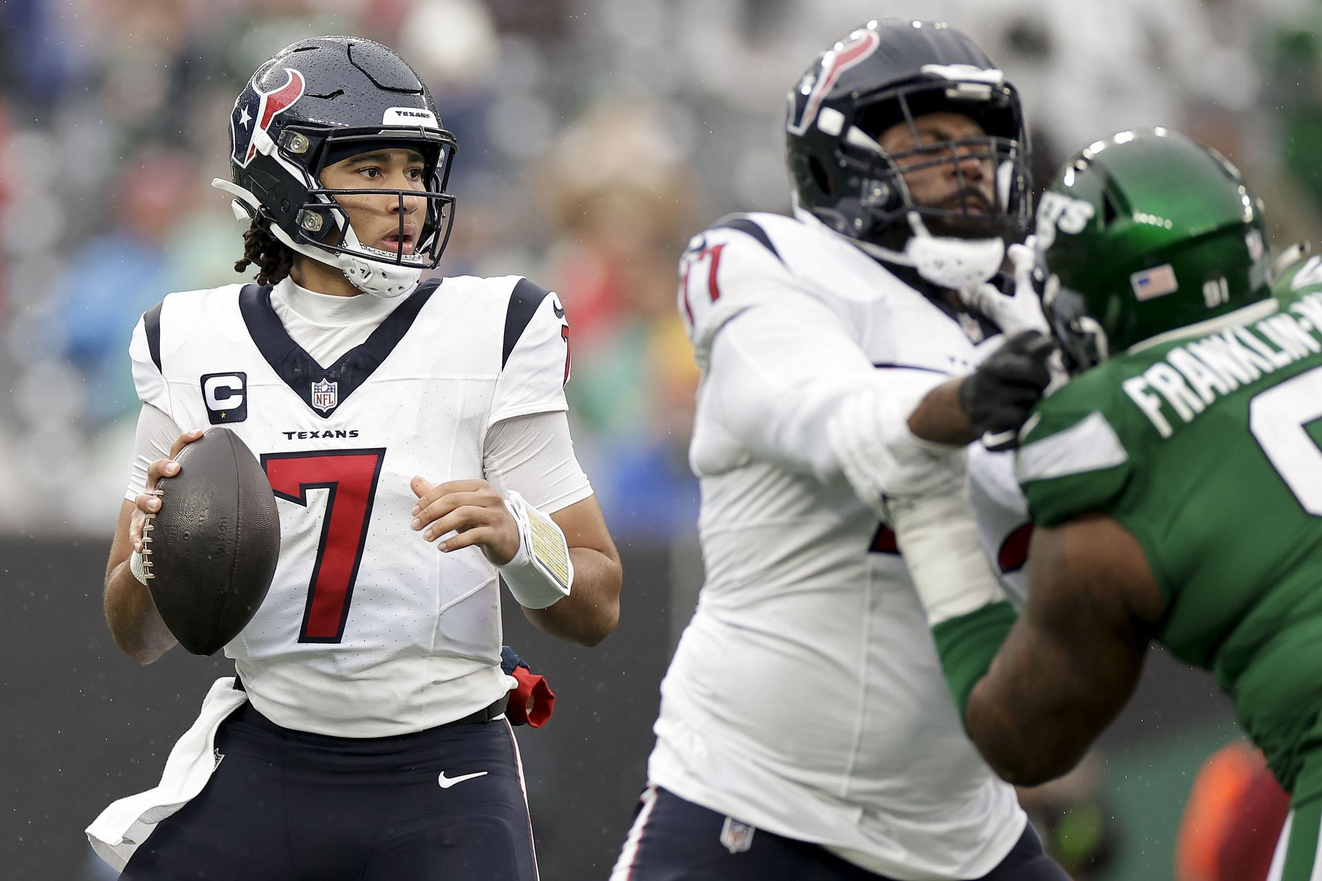 CJ Stroud suffered a concussion during Texans vs Jets