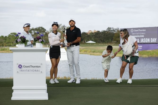 “It felt like the most stress-free win" - Jason Day, Lydia Ko on winning the inaugural Grant Thornton Invitational