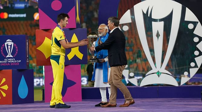"Felt like that lasted for about 10 minutes" - Glenn Maxwell recalls awkward moment after PM Narendra Modi handed World Cup trophy to Pat Cummins