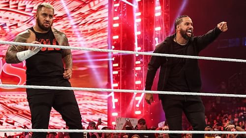The Bloodline's Solo Sikoa and Jimmy Uso.