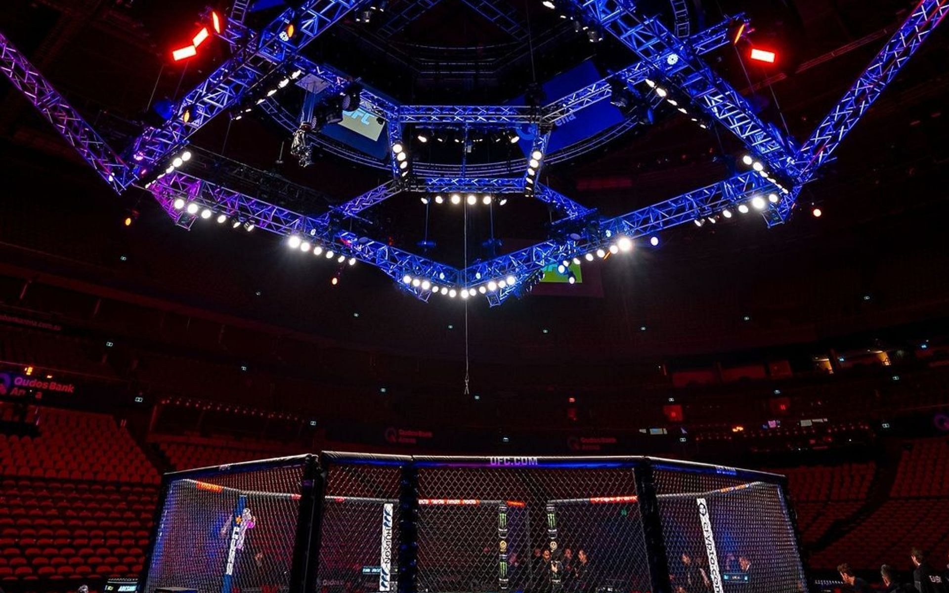 The famed UFC octagon [Image courtesy @ufc on Instagram]