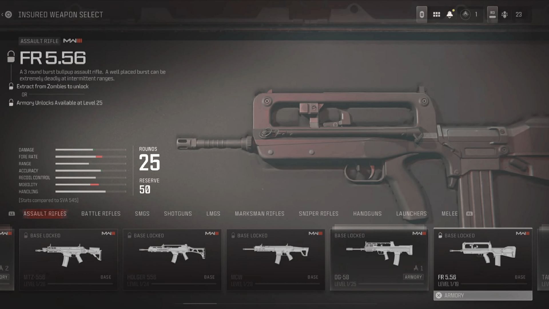 FR 5.56 Assault Rifle (Image via Activision)