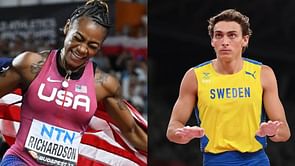 Armand Duplantis backs fellow LSU alumnus Sha’Carri Richardson to win at Paris 2024