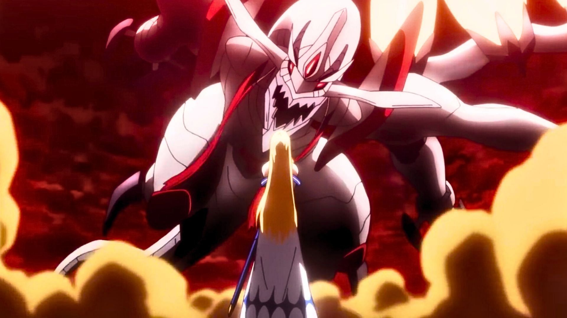 The Divine Dragon as seen in the Berserk of Gluttony anime (Image via ACGT Studios)