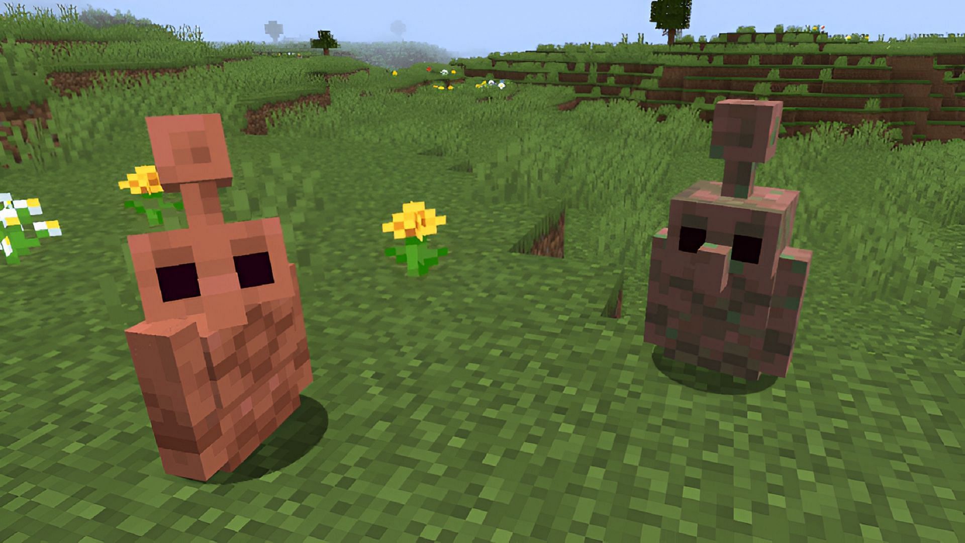 Minecraft fans can finally enjoy the presence of past Mob Vote losers in Friends&amp;Foes (Image via Faboslav/Modrinth)