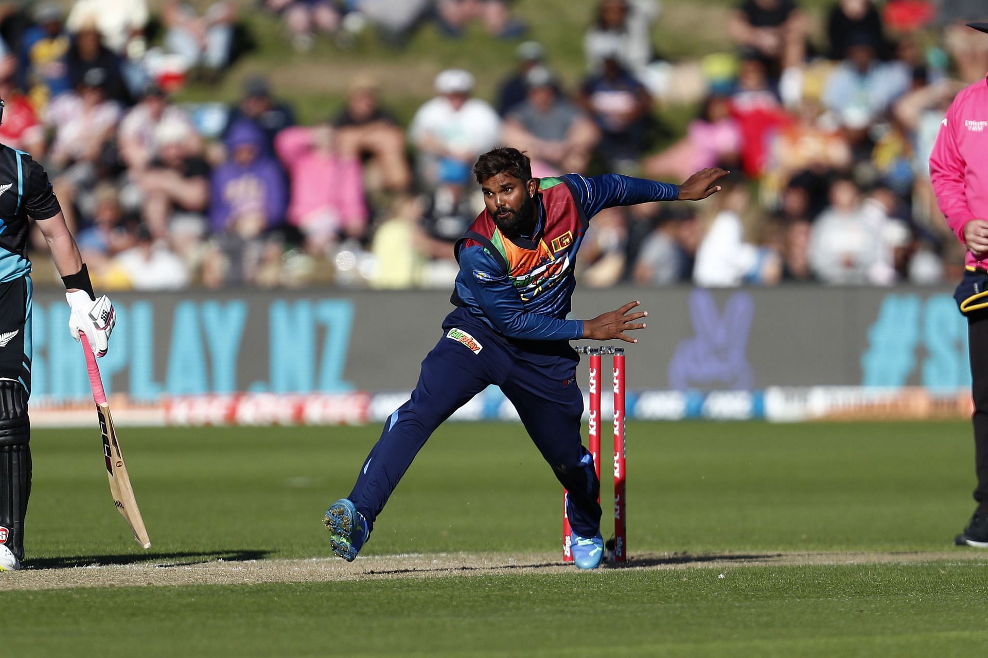 Sri Lanka’s bowling all-rounder Wanindu Hasaranga (Pic: Getty Images)