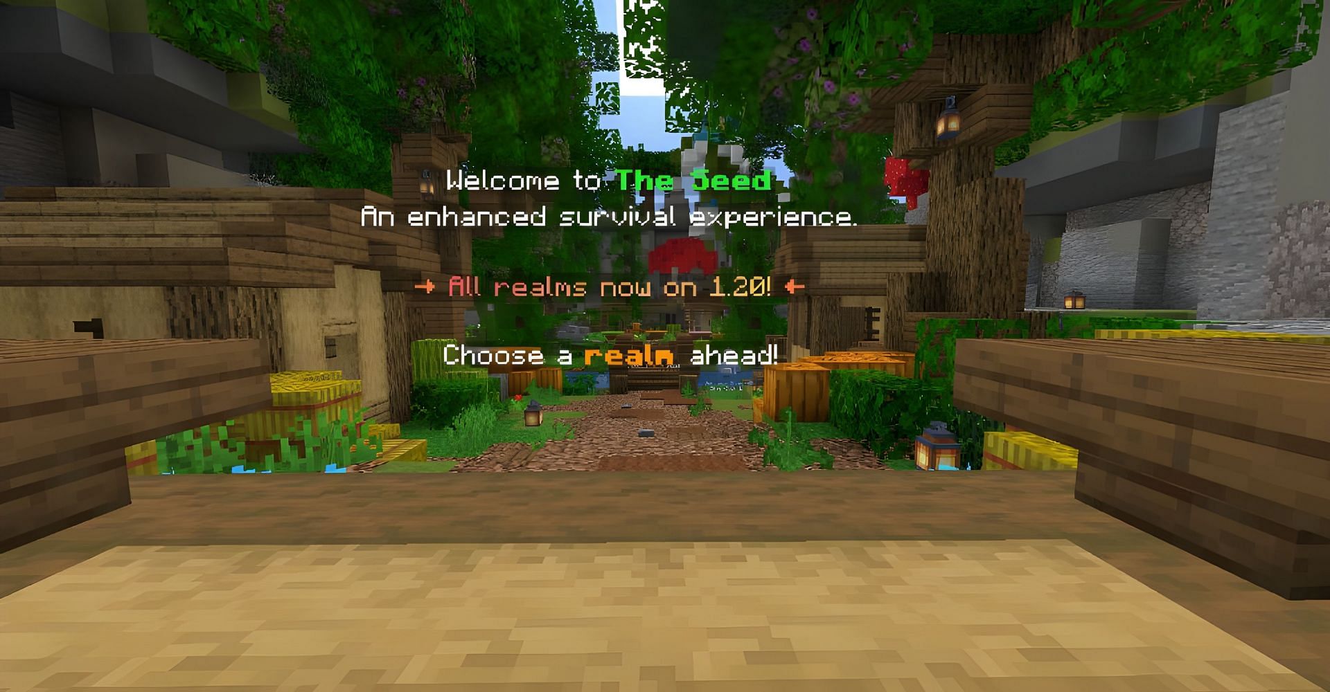 The Seed has an extremely welcoming community (Image via Mojang)