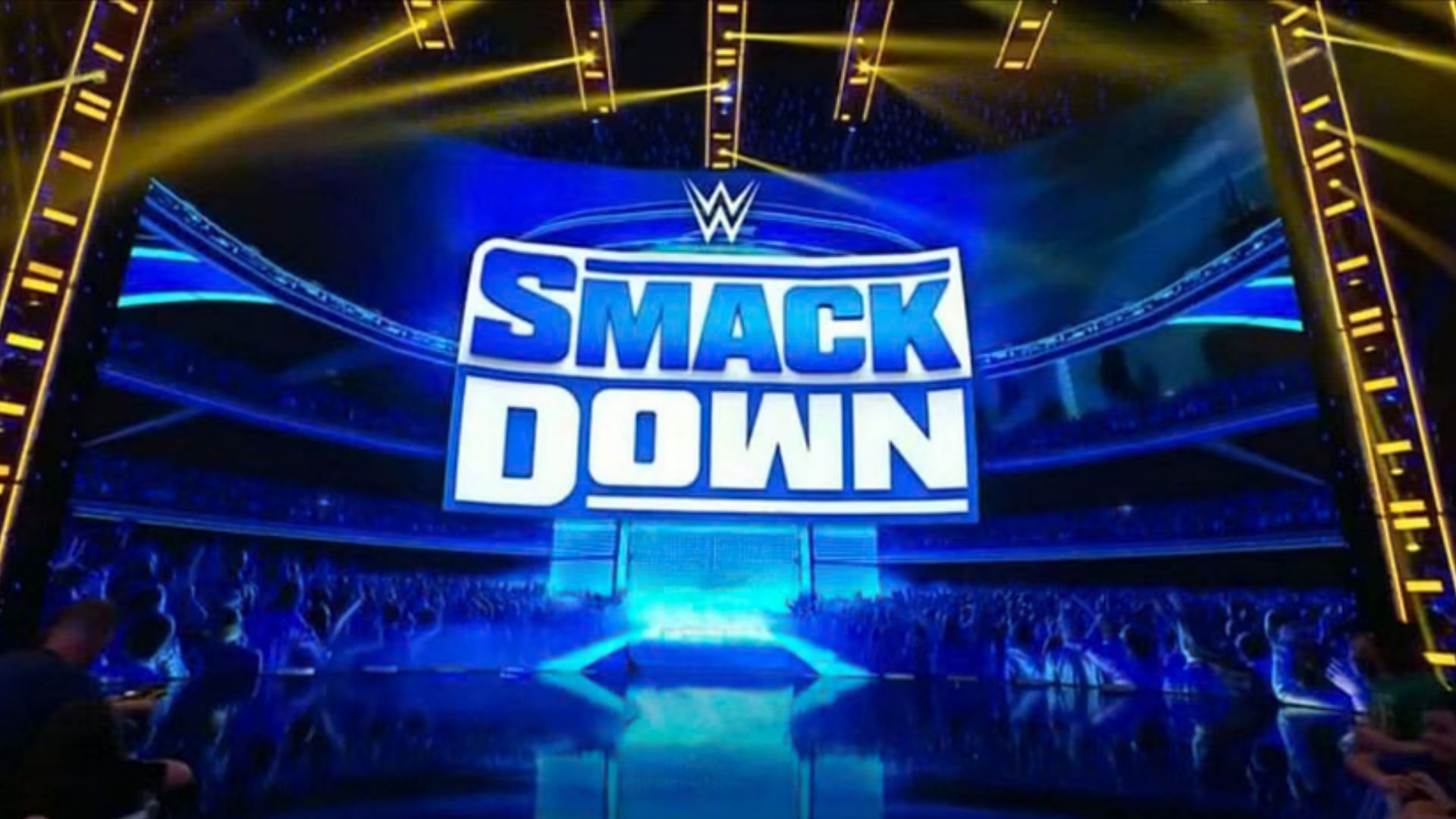 WWE SmackDown arena. Image Credits: X