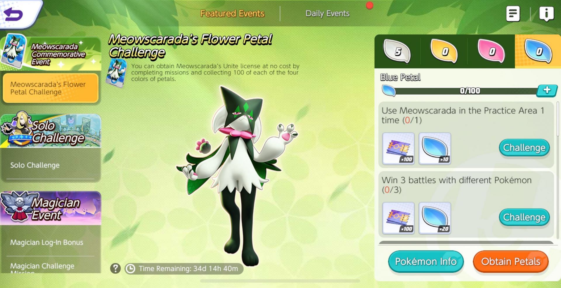 Meowscarada can be obtained for free by completing missions (Image via The Pokemon Company)