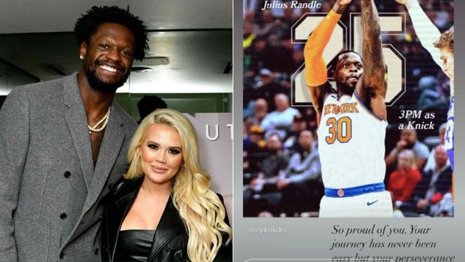 Kendra Randle celebrates hubby Julius’ 600 3-pointers for Knicks in heartfelt IG post: "Your perseverance never ceases to amaze me"