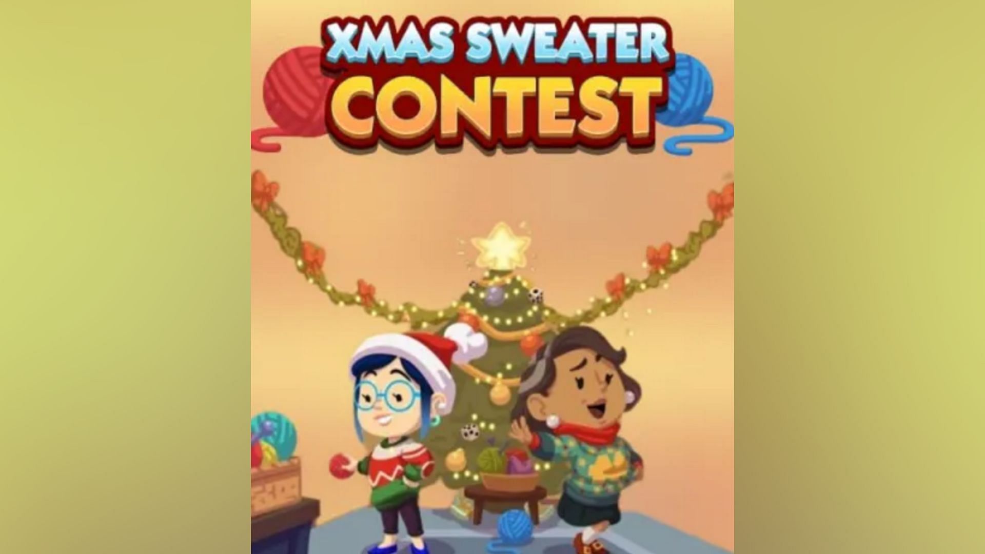 Xmas Sweater Contest tournament is live in Monopoly Go (Image via Scopely) 